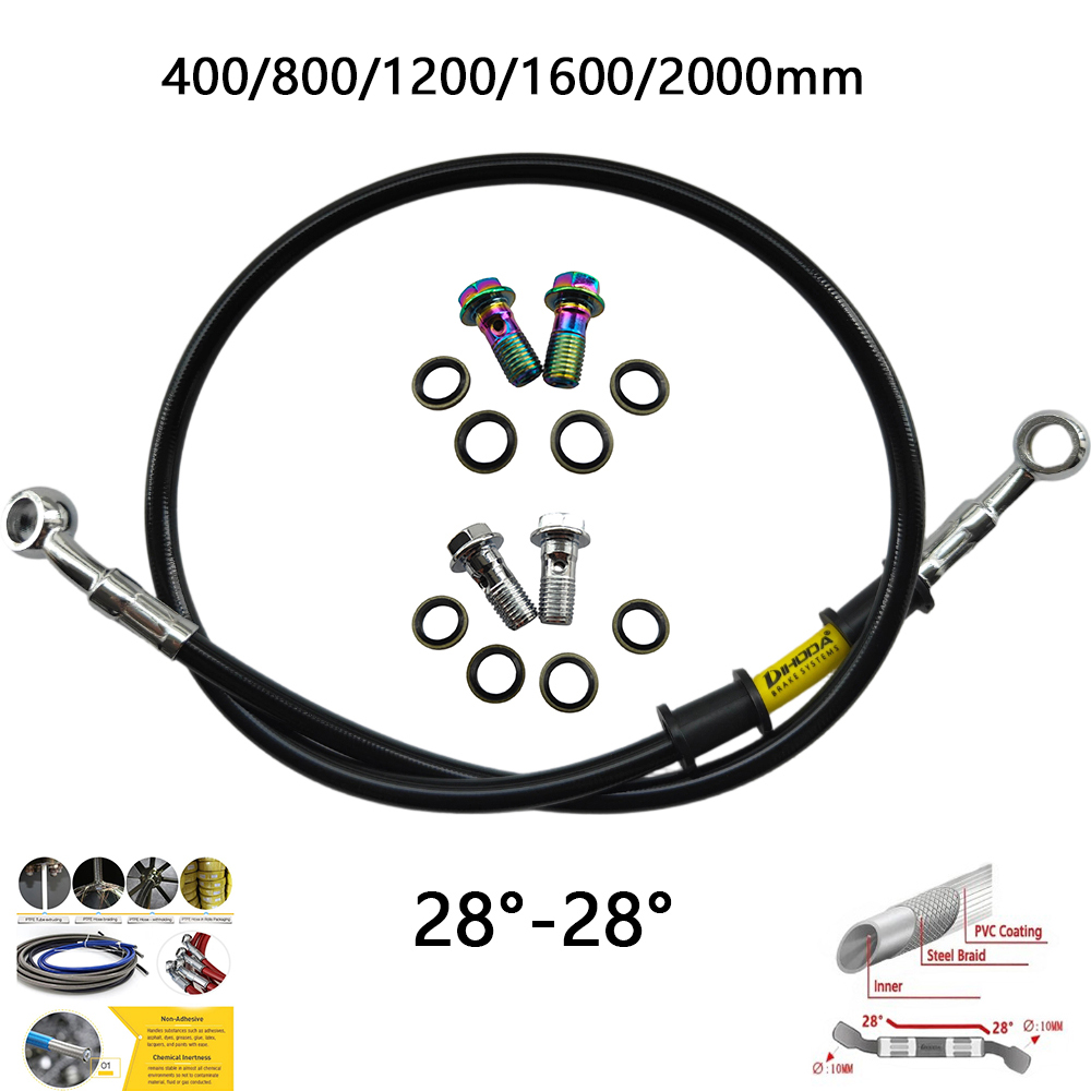 Brake Line Motorcycle - 28 ° -28 ° مجموعة خطوط