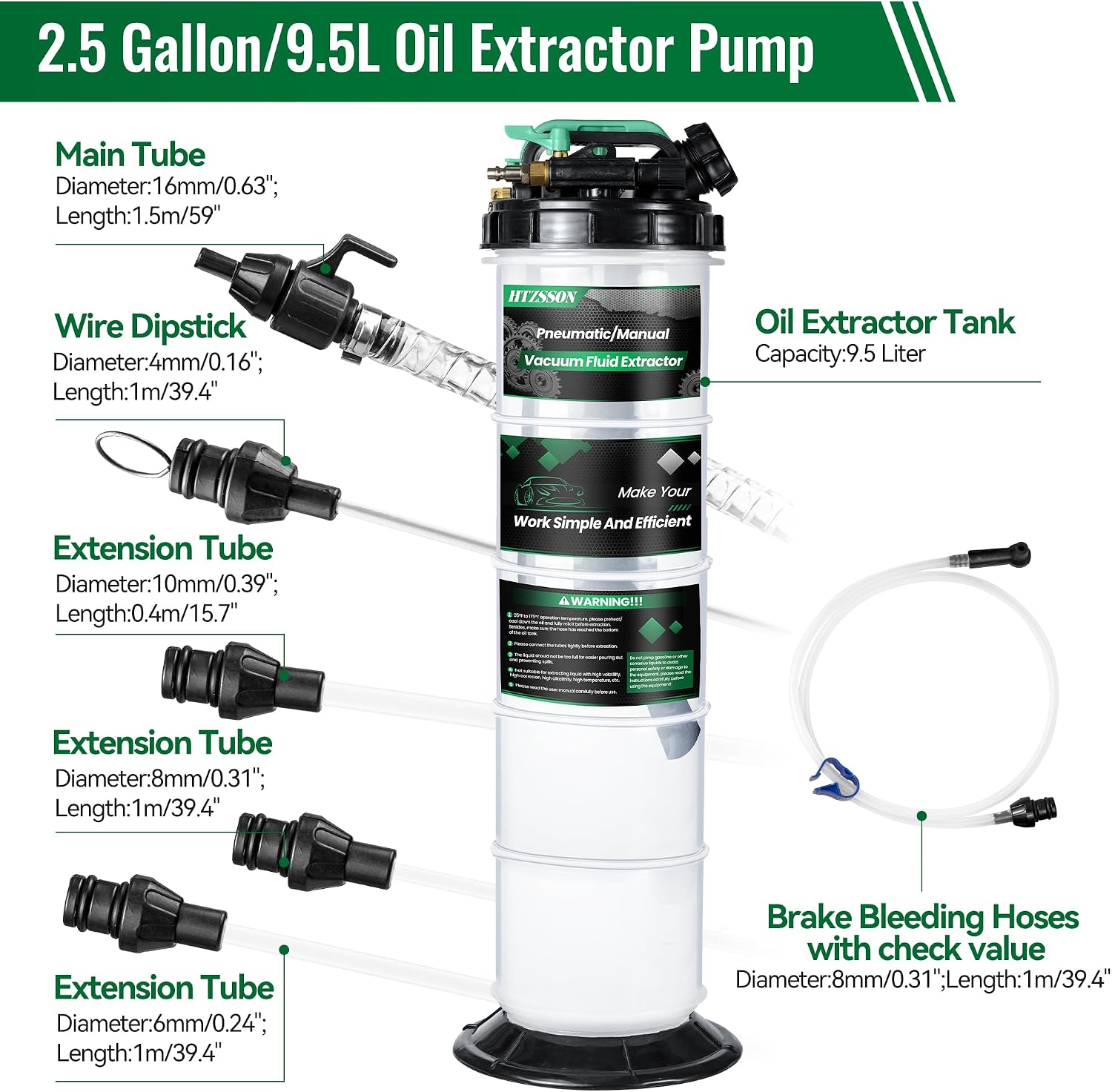 مضخة استخراج الزيت سعة 9.5 لتر - مراجعة Brake Fluid وسعره