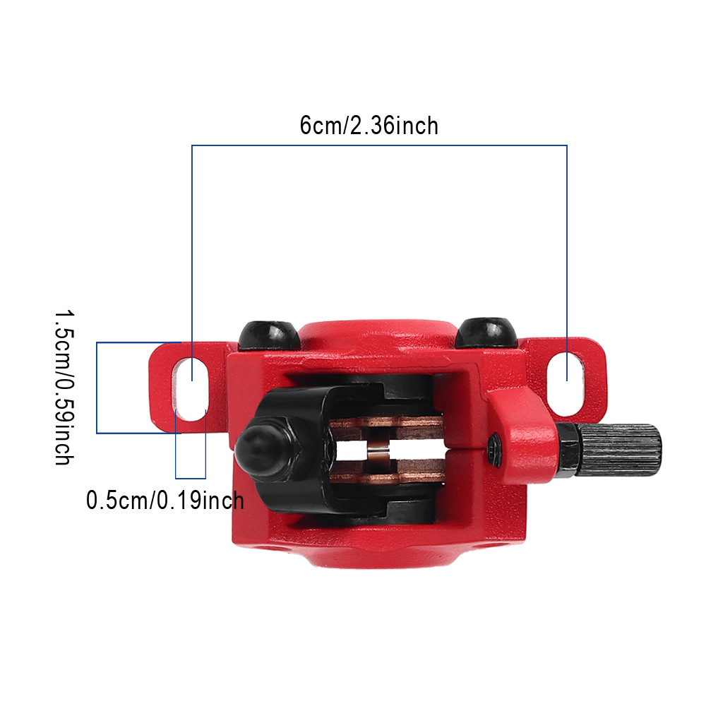 فرامل قرصية للسكوتر الكهربائي  - مراجعة Front Rear Brake Caliper Bracket Kit وسعره