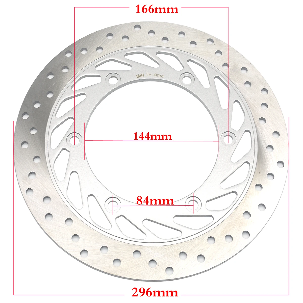 296 مللي متر الجبهة مكبح قرصي  - مراجعة Brake Rotor وسعره