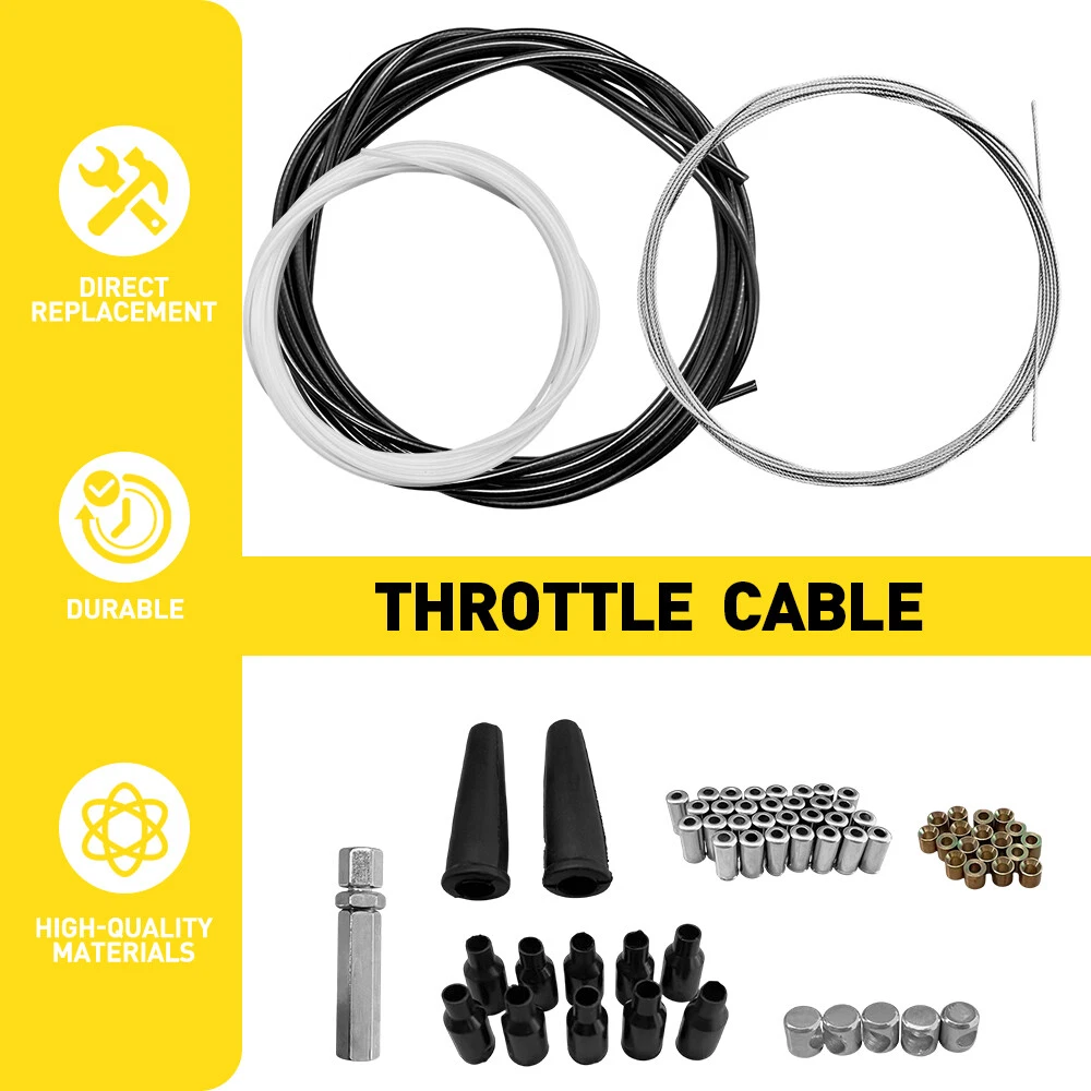 طقم كابل دواسة الوقود للدراجات - مراجعة Motorcycle Brake Cable وسعره