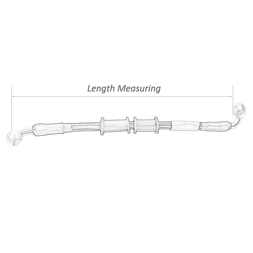 400 مللي متر-2400 مللي متر خرط - مراجعة Brake Line Motorcycle وسعره